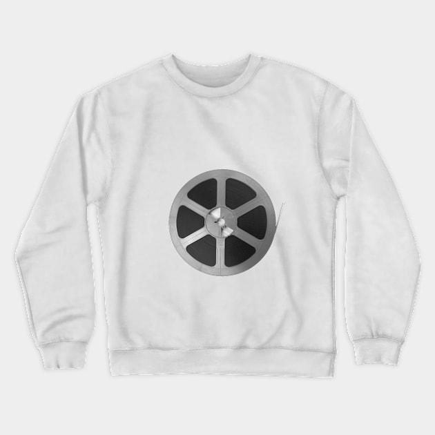 Vintage Film Reel Crewneck Sweatshirt by 8mmattire